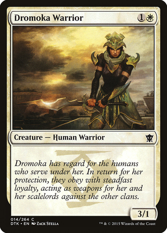 Dromoka Warrior [Dragons of Tarkir] MTG Single Magic: The Gathering | Red Claw Gaming