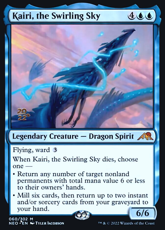 Kairi, the Swirling Sky [Kamigawa: Neon Dynasty Prerelease Promos] MTG Single Magic: The Gathering | Red Claw Gaming