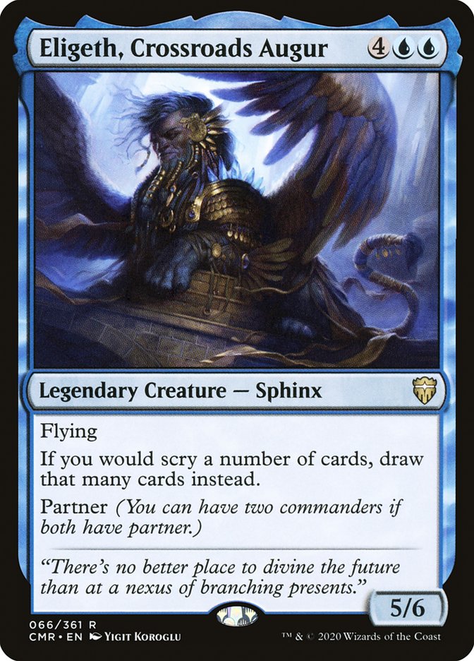 Eligeth, Crossroads Augur [Commander Legends] MTG Single Magic: The Gathering | Red Claw Gaming