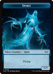 Spirit (0008) // Manifest Double-Sided Token [Duskmourn: House of Horror Tokens] MTG Single Magic: The Gathering | Red Claw Gaming