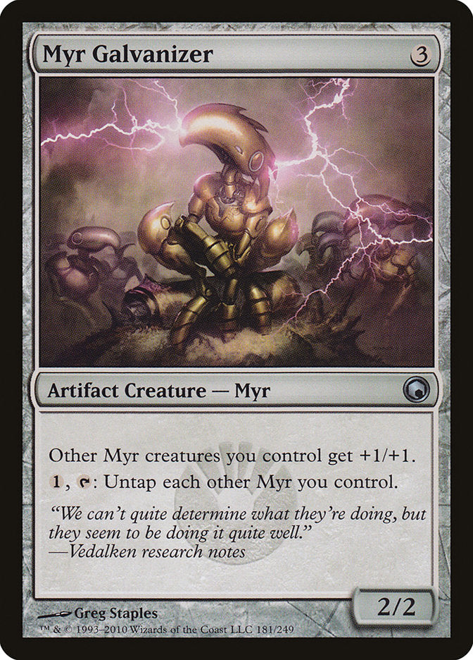Myr Galvanizer [Scars of Mirrodin] MTG Single Magic: The Gathering | Red Claw Gaming