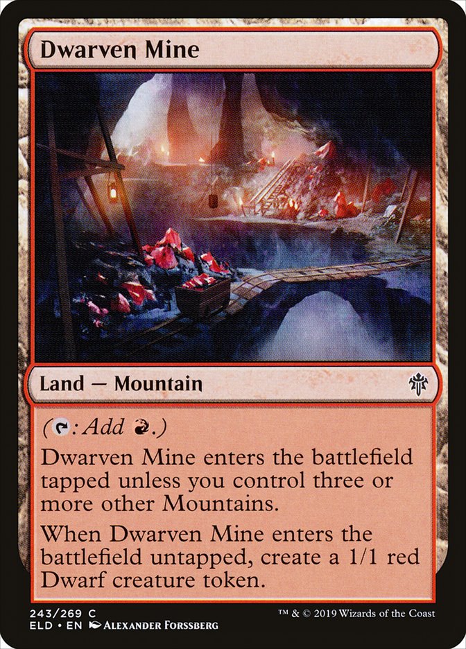Dwarven Mine [Throne of Eldraine] MTG Single Magic: The Gathering | Red Claw Gaming