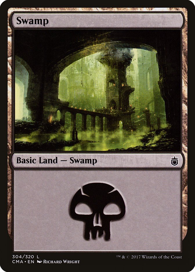 Swamp (304) [Commander Anthology] MTG Single Magic: The Gathering | Red Claw Gaming