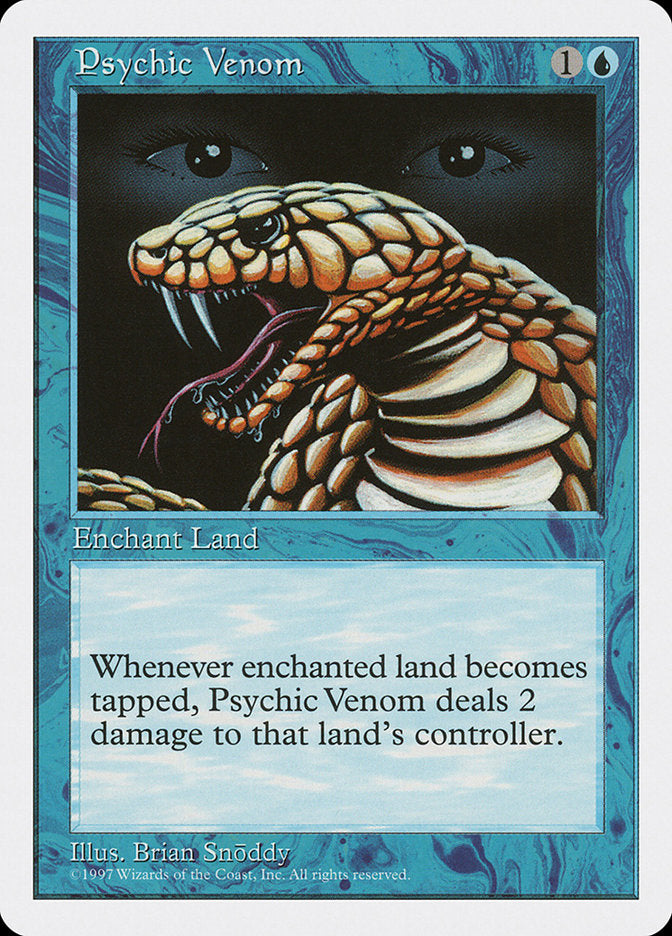 Psychic Venom [Fifth Edition] MTG Single Magic: The Gathering | Red Claw Gaming