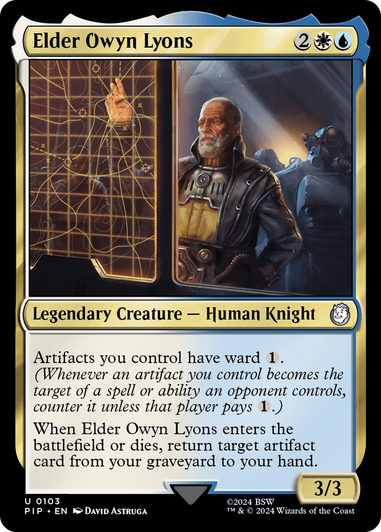 Elder Owyn Lyons [Fallout] MTG Single Magic: The Gathering | Red Claw Gaming