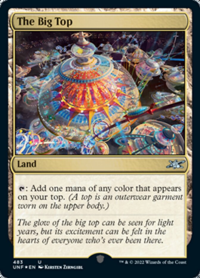 The Big Top (Galaxy Foil) [Unfinity] MTG Single Magic: The Gathering    | Red Claw Gaming