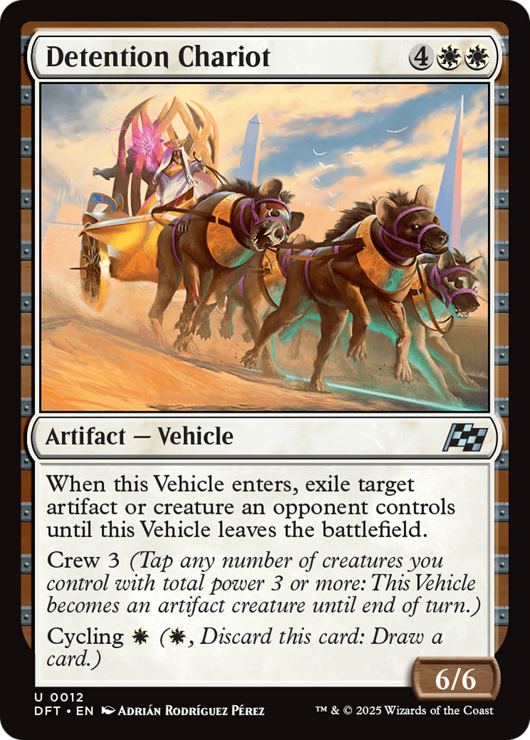 Detention Chariot [Aetherdrift] MTG Single Magic: The Gathering | Red Claw Gaming