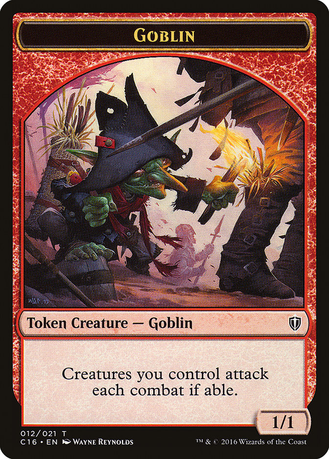 Goblin // Zombie Double-Sided Token [Commander 2016 Tokens] MTG Single Magic: The Gathering | Red Claw Gaming