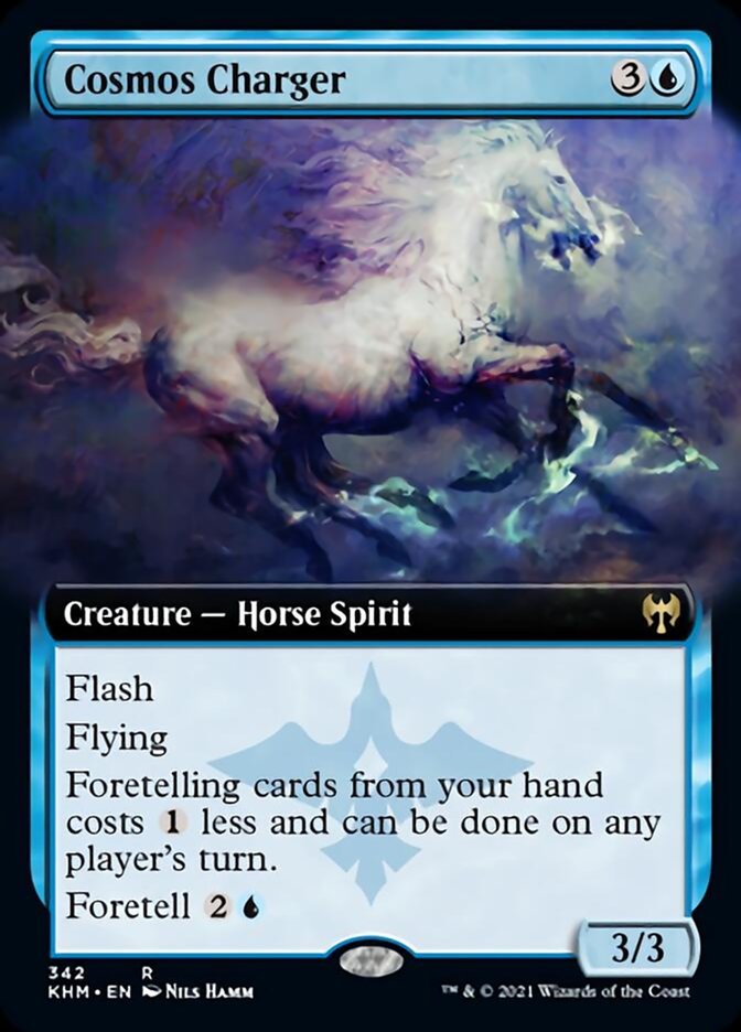 Cosmos Charger (Extended Art) [Kaldheim] MTG Single Magic: The Gathering | Red Claw Gaming