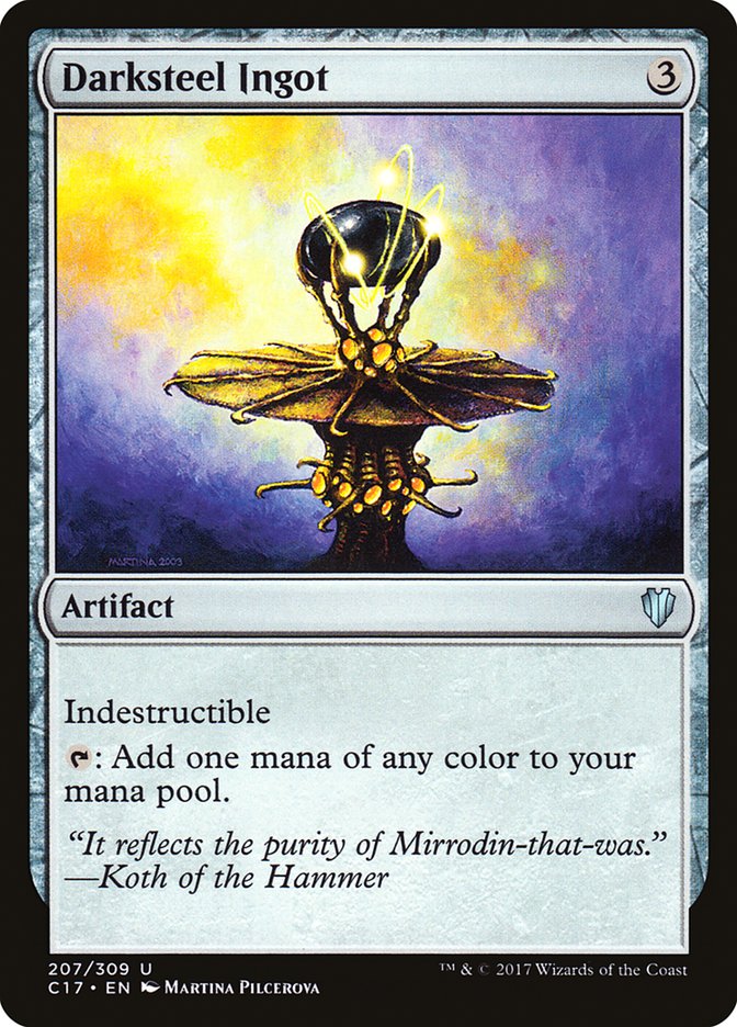 Darksteel Ingot [Commander 2017] MTG Single Magic: The Gathering | Red Claw Gaming