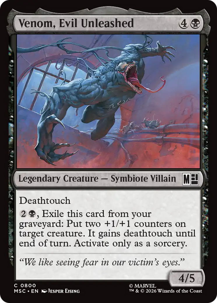 Venom, Evil Unleashed [Marvel Super Heroes Commander] | Red Claw Gaming