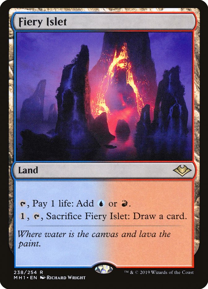 Fiery Islet [Modern Horizons] MTG Single Magic: The Gathering    | Red Claw Gaming