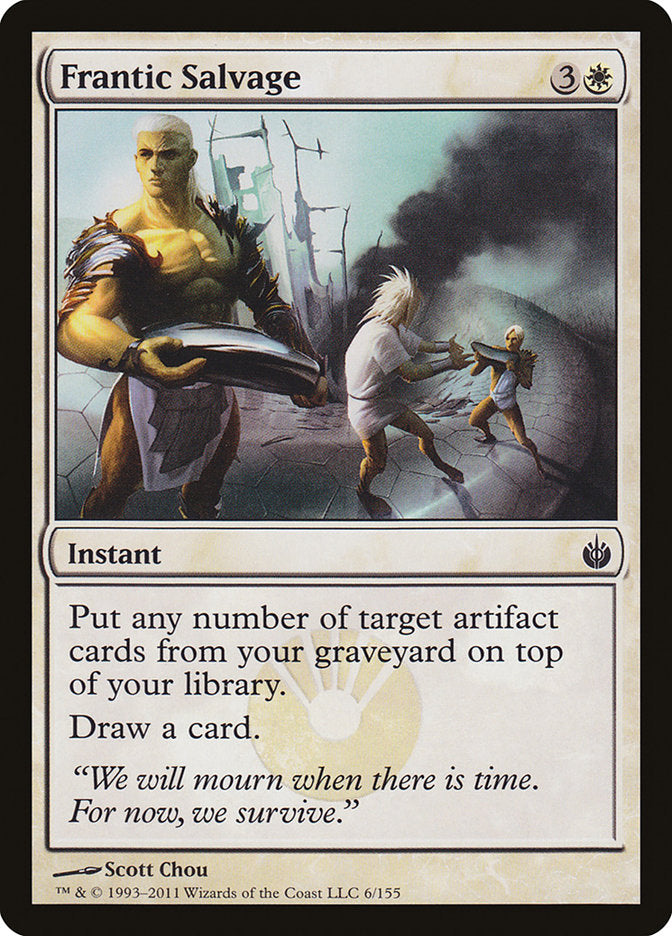 Frantic Salvage [Mirrodin Besieged] MTG Single Magic: The Gathering | Red Claw Gaming