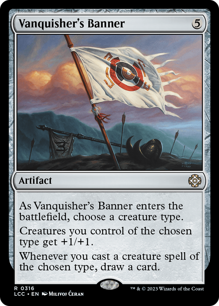 Vanquisher's Banner [The Lost Caverns of Ixalan Commander] MTG Single Magic: The Gathering | Red Claw Gaming