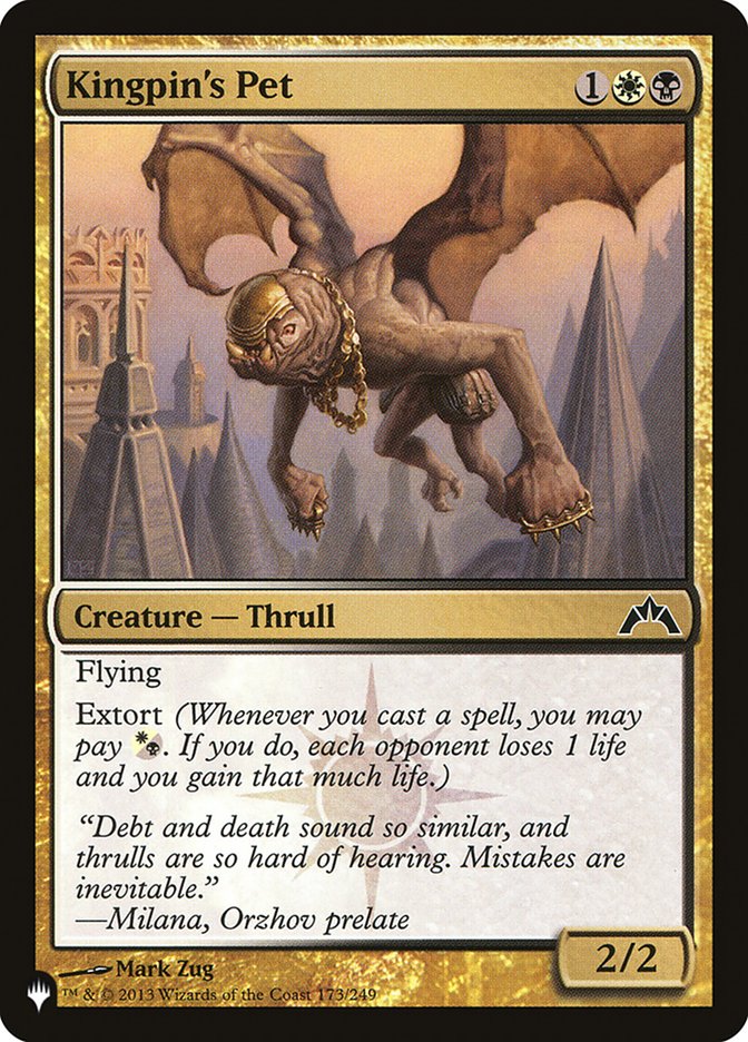 Kingpin's Pet [The List] MTG Single Magic: The Gathering | Red Claw Gaming