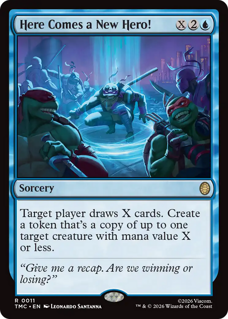 Here Comes a New Hero! [Teenage Mutant Ninja Turtles Commander] MTG Single Magic: The Gathering | Red Claw Gaming