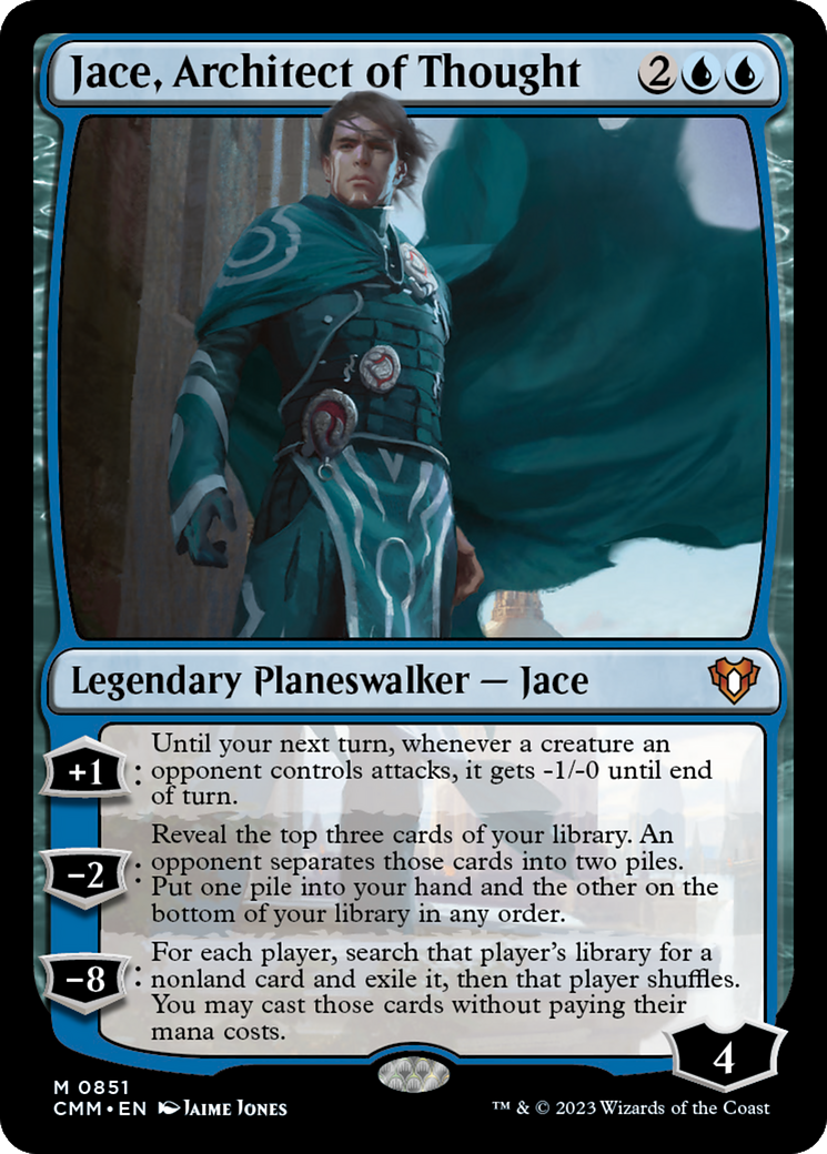 Jace, Architect of Thought [Commander Masters] MTG Single Magic: The Gathering | Red Claw Gaming