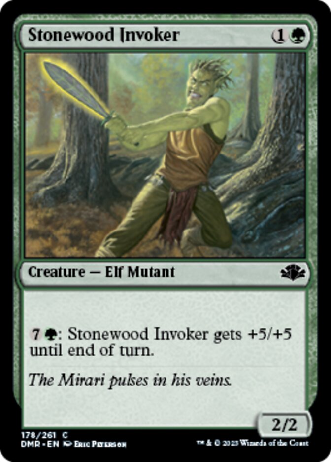 Stonewood Invoker [Dominaria Remastered] MTG Single Magic: The Gathering | Red Claw Gaming