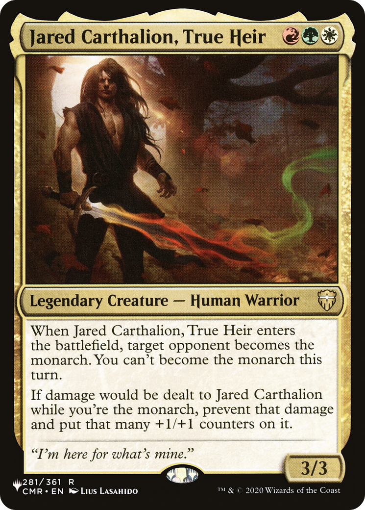 Jared Carthalion, True Heir [The List] MTG Single Magic: The Gathering | Red Claw Gaming