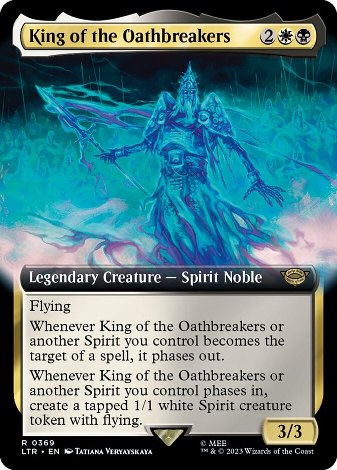 King of the Oathbreakers (Extended Art) [The Lord of the Rings: Tales of Middle-Earth] MTG Single Magic: The Gathering | Red Claw Gaming