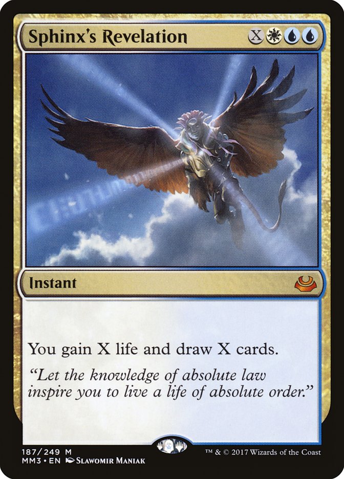 Sphinx's Revelation [Modern Masters 2017] MTG Single Magic: The Gathering | Red Claw Gaming