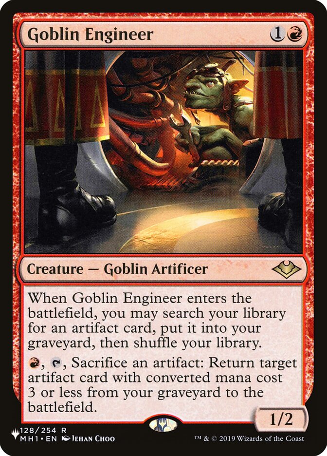 Goblin Engineer [Secret Lair: Heads I Win, Tails You Lose] MTG Single Magic: The Gathering    | Red Claw Gaming
