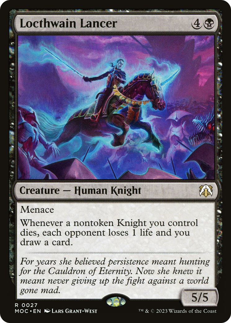Locthwain Lancer [March of the Machine Commander] MTG Single Magic: The Gathering | Red Claw Gaming