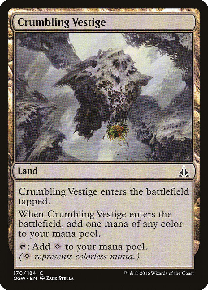 Crumbling Vestige [Oath of the Gatewatch] MTG Single Magic: The Gathering | Red Claw Gaming