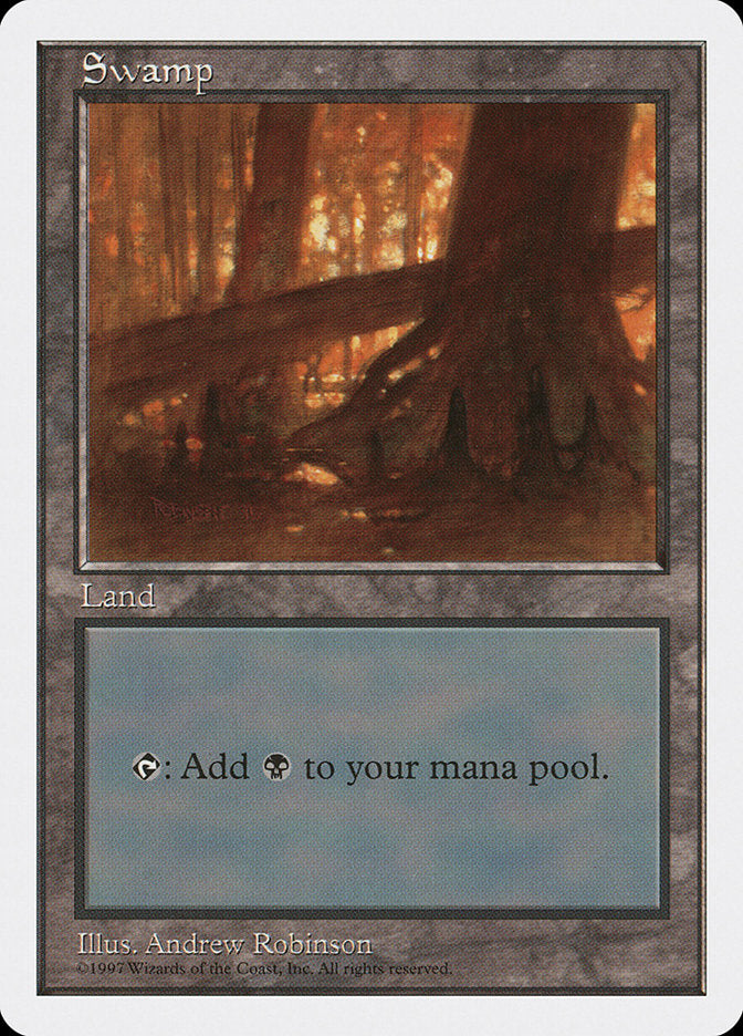 Swamp (440) [Fifth Edition] MTG Single Magic: The Gathering | Red Claw Gaming