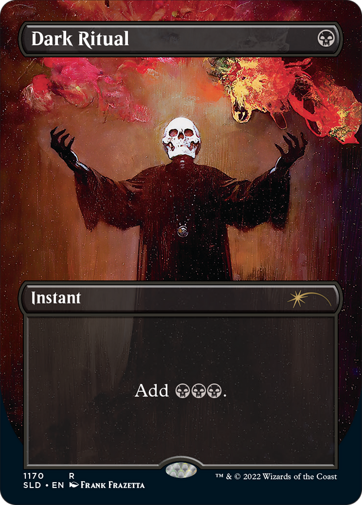 Dark Ritual (Borderless) [Secret Lair Drop Series] MTG Single Magic: The Gathering | Red Claw Gaming