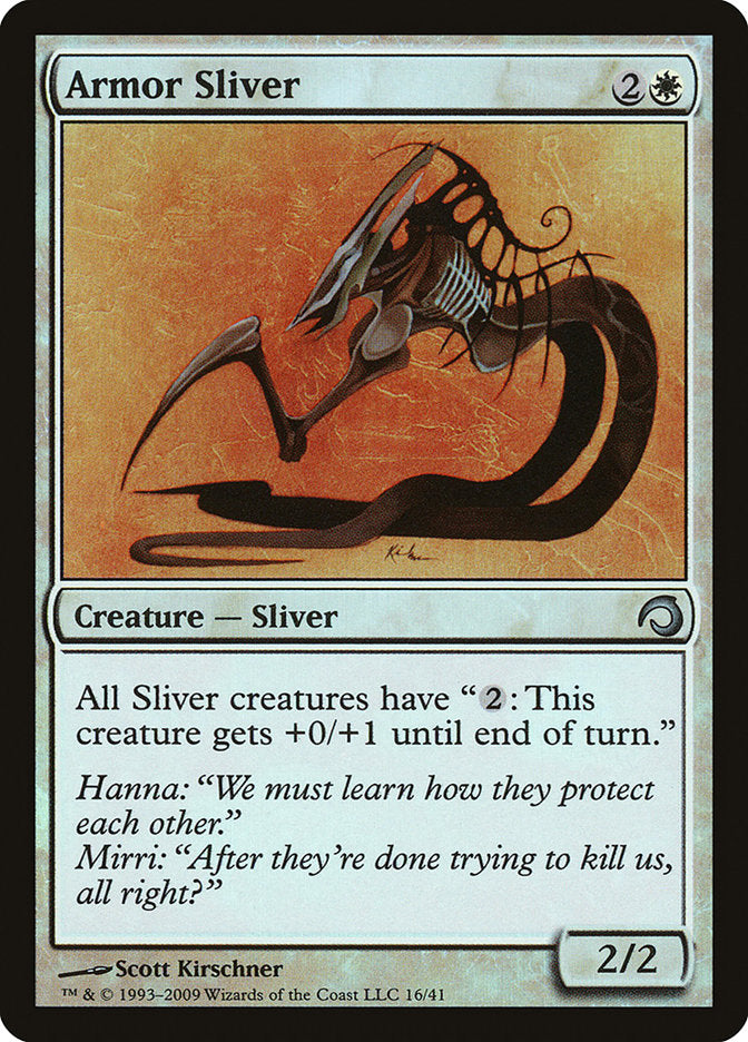 Armor Sliver [Premium Deck Series: Slivers] MTG Single Magic: The Gathering | Red Claw Gaming
