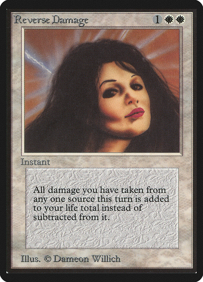 Reverse Damage [Beta Edition] MTG Single Magic: The Gathering | Red Claw Gaming