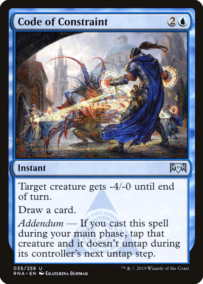 Code of Constraint [Ravnica Allegiance] MTG Single Magic: The Gathering | Red Claw Gaming