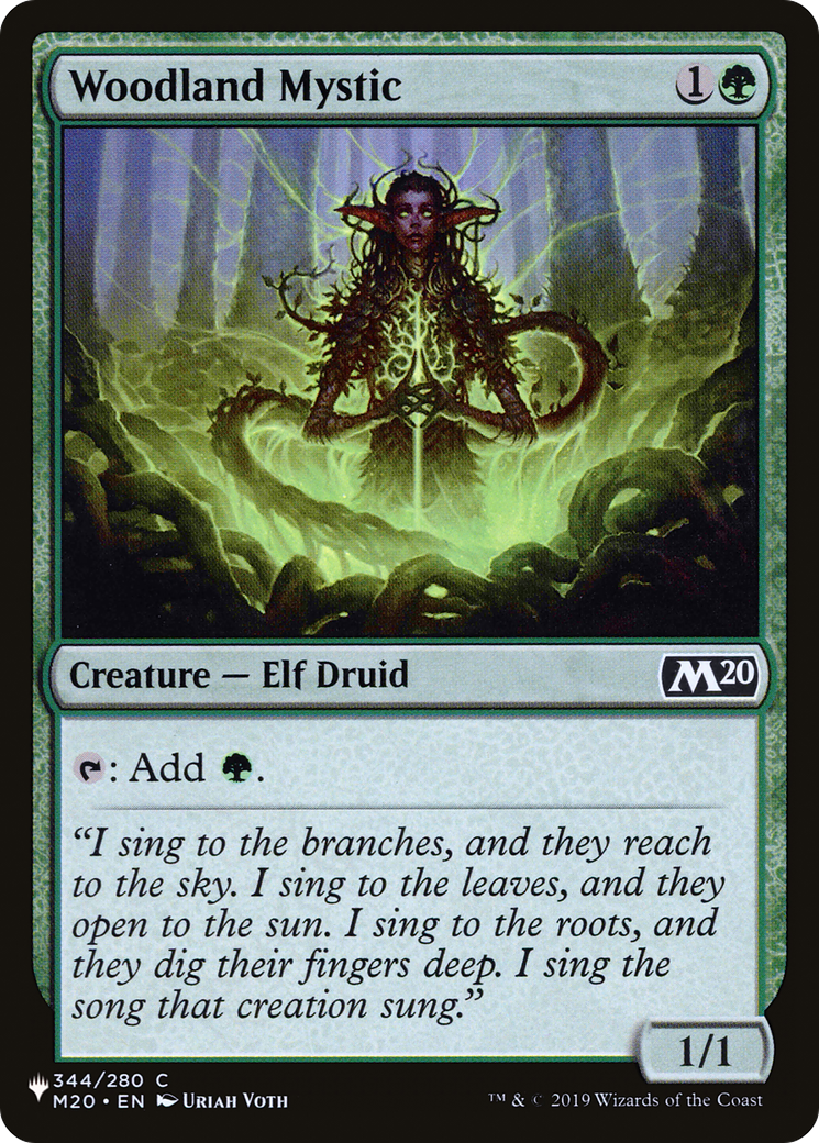 Woodland Mystic [The List] MTG Single Magic: The Gathering | Red Claw Gaming