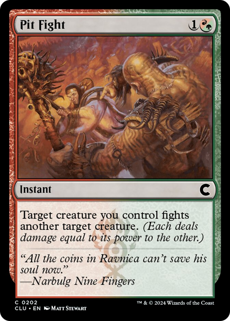 Pit Fight [Ravnica: Clue Edition] MTG Single Magic: The Gathering | Red Claw Gaming