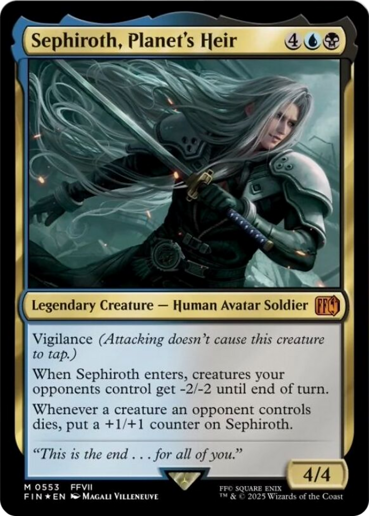 Sephiroth, Planet's Heir [FINAL FANTASY] MTG Single Magic: The Gathering | Red Claw Gaming