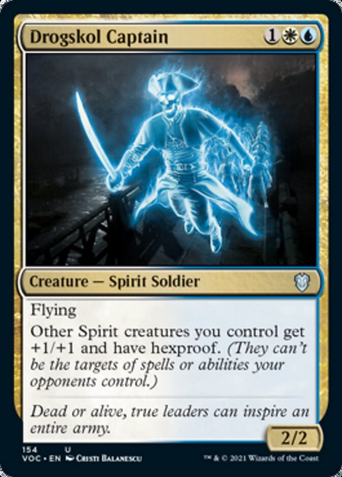 Drogskol Captain [Innistrad: Crimson Vow Commander] MTG Single Magic: The Gathering | Red Claw Gaming