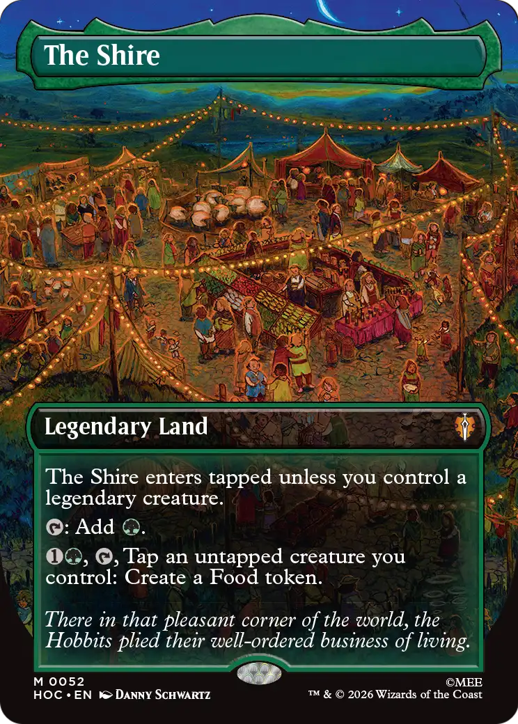 The Shire (Borderless) [The Hobbit: Eternal-Legal] MTG Single Magic: The Gathering | Red Claw Gaming