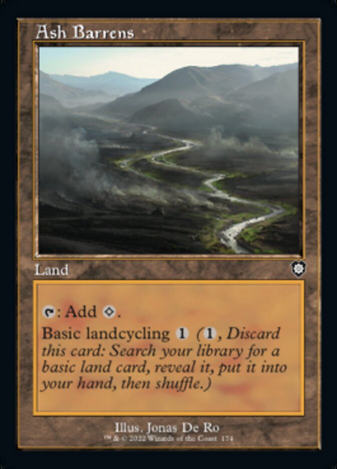 Ash Barrens (Retro) [The Brothers' War Commander] MTG Single Magic: The Gathering | Red Claw Gaming