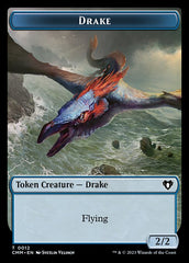 Spirit (0010) // Drake Double-Sided Token [Commander Masters Tokens] MTG Single Magic: The Gathering | Red Claw Gaming