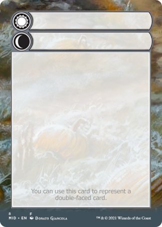 Helper Card (8/9) [Innistrad: Midnight Hunt Tokens] MTG Single Magic: The Gathering | Red Claw Gaming