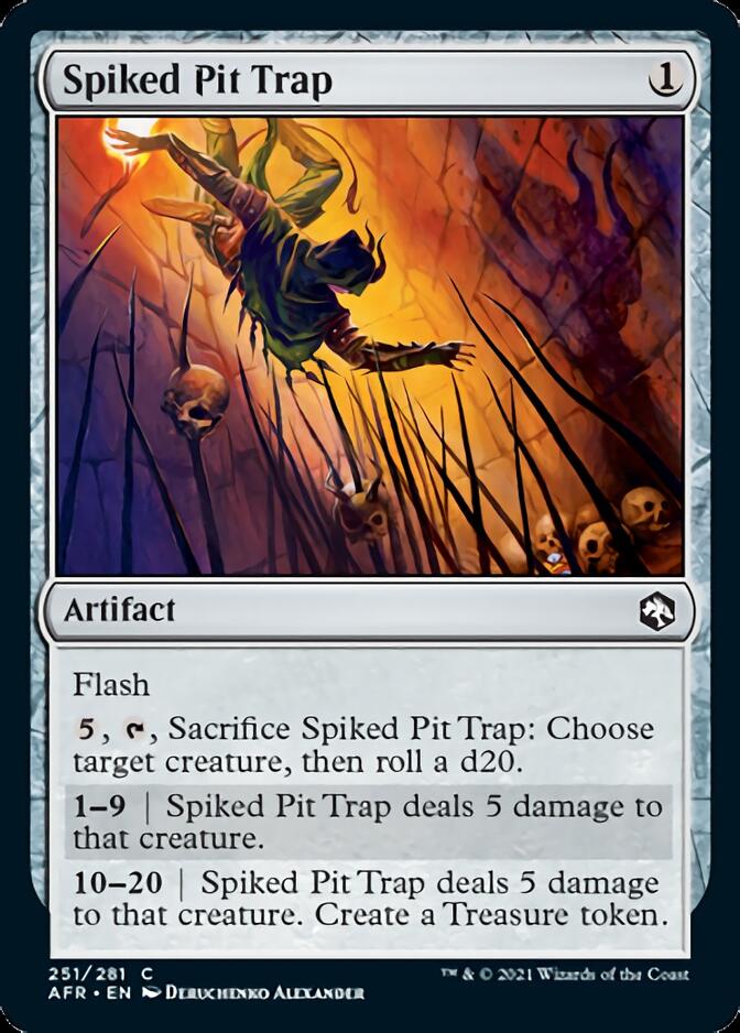 Spiked Pit Trap [Dungeons & Dragons: Adventures in the Forgotten Realms] MTG Single Magic: The Gathering | Red Claw Gaming