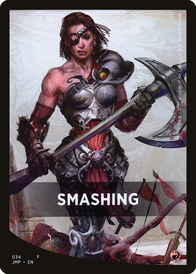 Smashing Theme Card [Jumpstart Front Cards] MTG Single Magic: The Gathering | Red Claw Gaming
