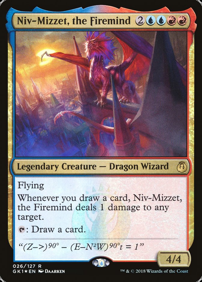 Niv-Mizzet, the Firemind [Guilds of Ravnica Guild Kit] MTG Single Magic: The Gathering | Red Claw Gaming