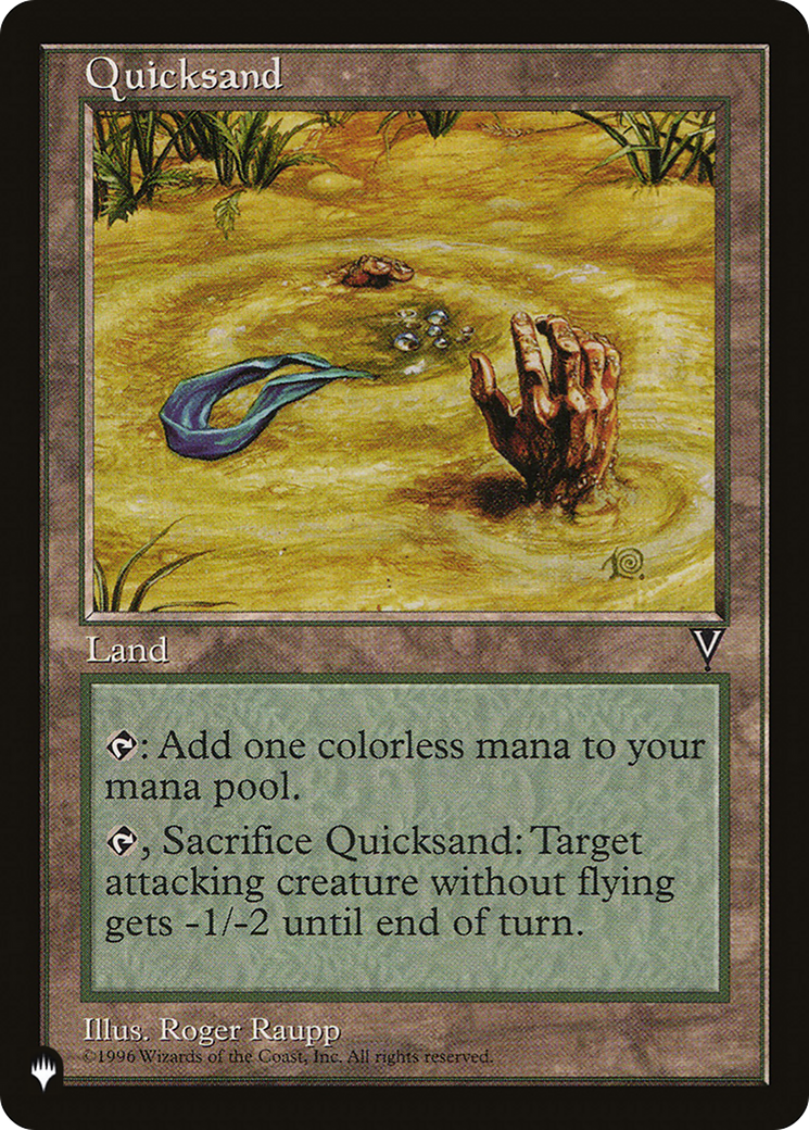 Quicksand [The List] MTG Single Magic: The Gathering | Red Claw Gaming