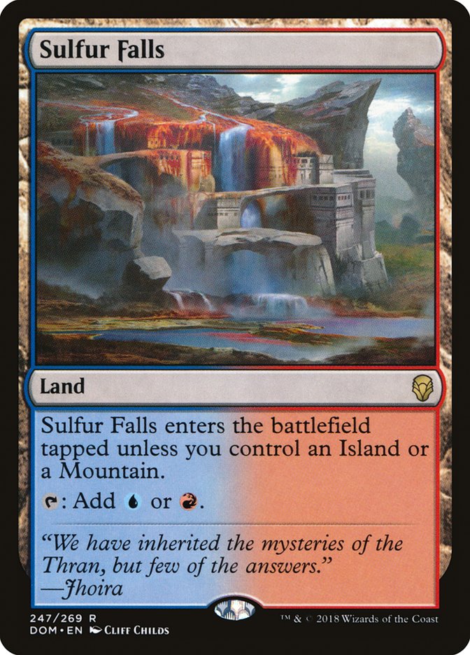 Sulfur Falls [Dominaria] MTG Single Magic: The Gathering | Red Claw Gaming