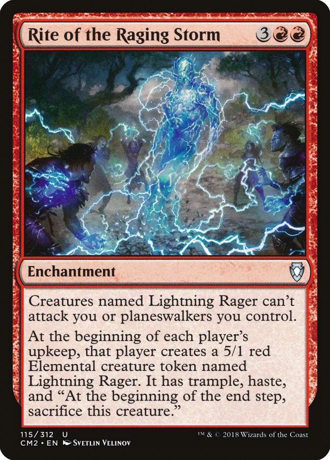 Rite of the Raging Storm [Commander Anthology Volume II] MTG Single Magic: The Gathering | Red Claw Gaming