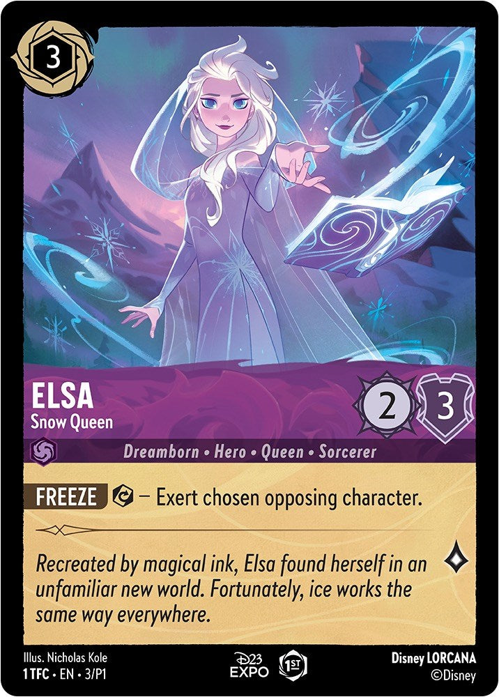 Elsa (3) [D23 Promos] Lorcana Single Disney    | Red Claw Gaming