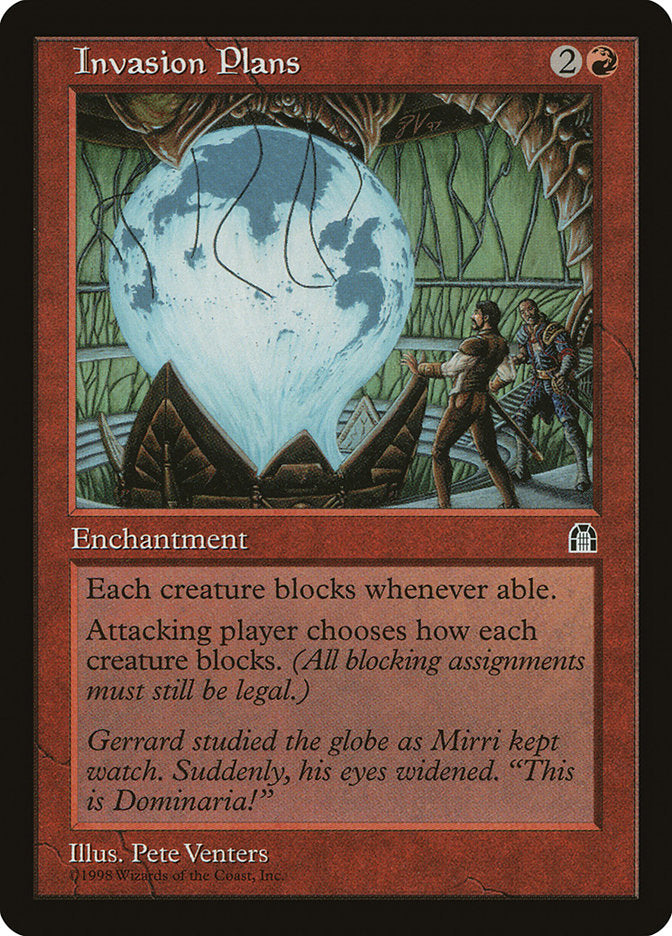 Invasion Plans [Stronghold] MTG Single Magic: The Gathering | Red Claw Gaming