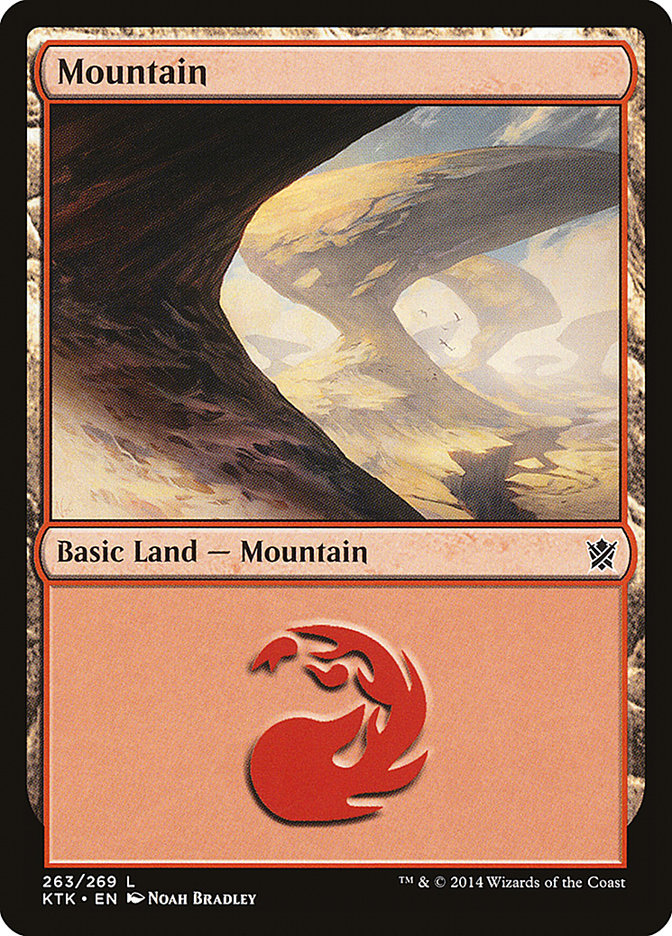 Mountain (263) [Khans of Tarkir] MTG Single Magic: The Gathering | Red Claw Gaming